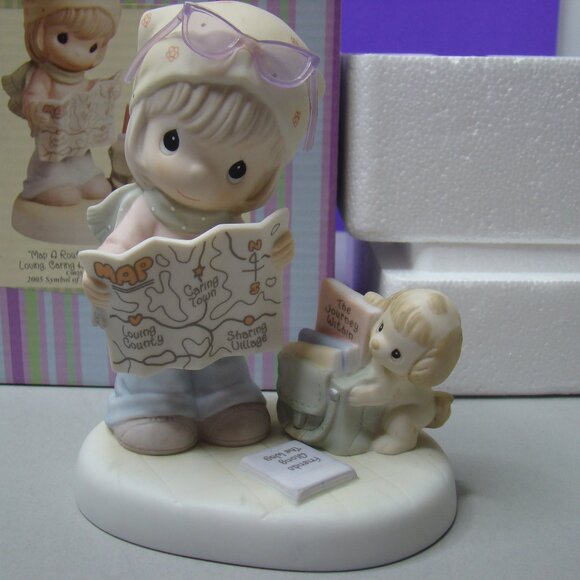 Precious Moments Map A Route Toward Loving Caring, Sharing 2005 Membership C0025 - Picture 1 of 16